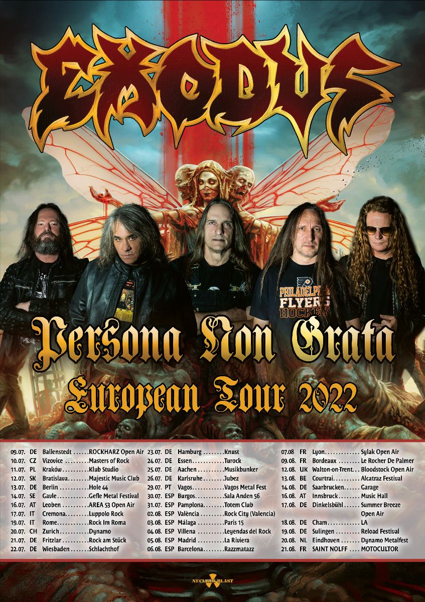 exodus band tour dates